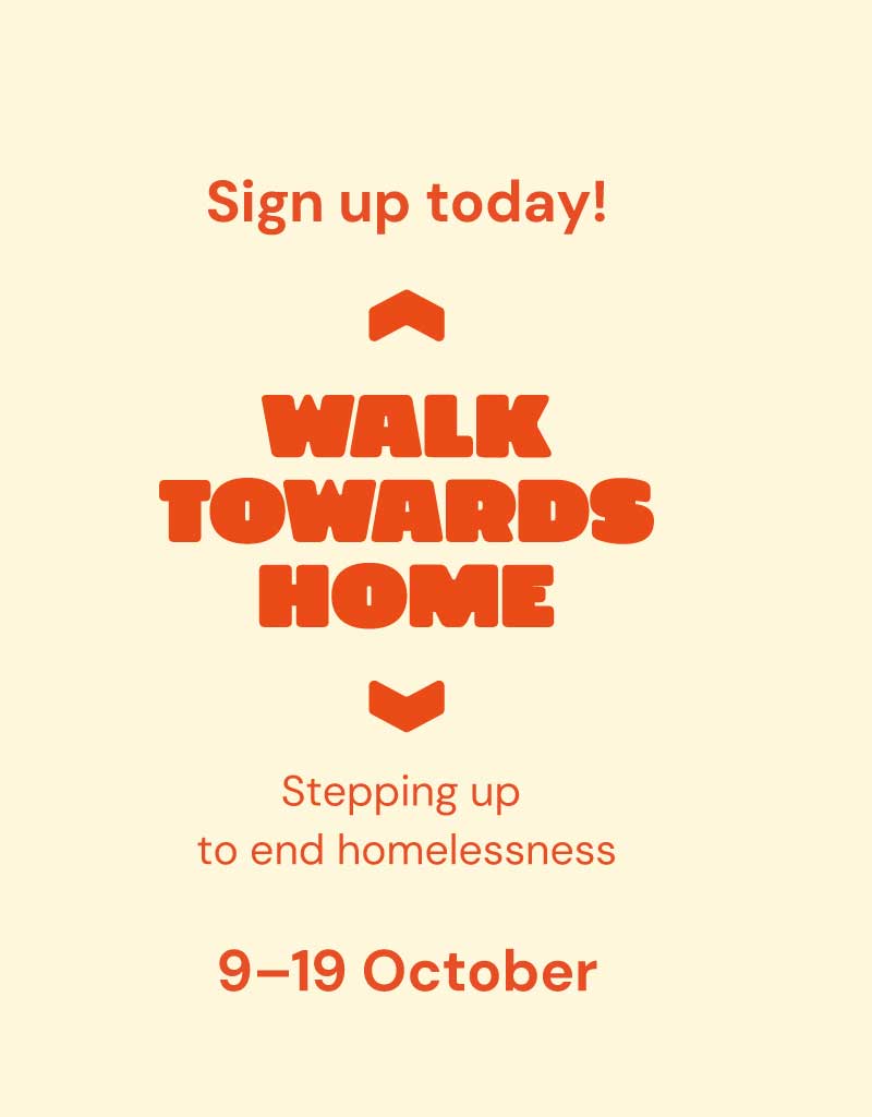 Sign up today to Walk Towards Home